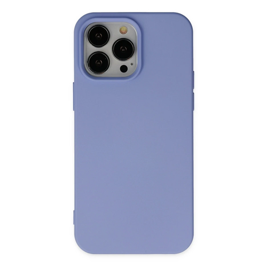 Apple iPhone 14 Pro Max Kılıf Nano içi Kadife Silikon - Lila