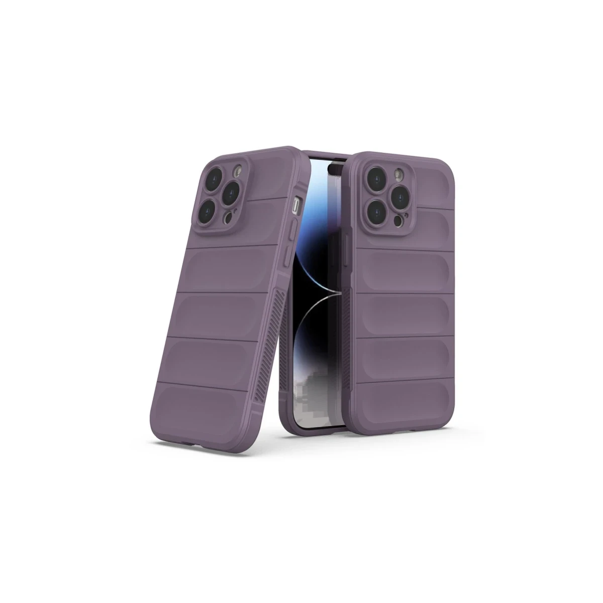Apple iPhone 14 Pro Max Kılıf Optimum Silikon - Mor