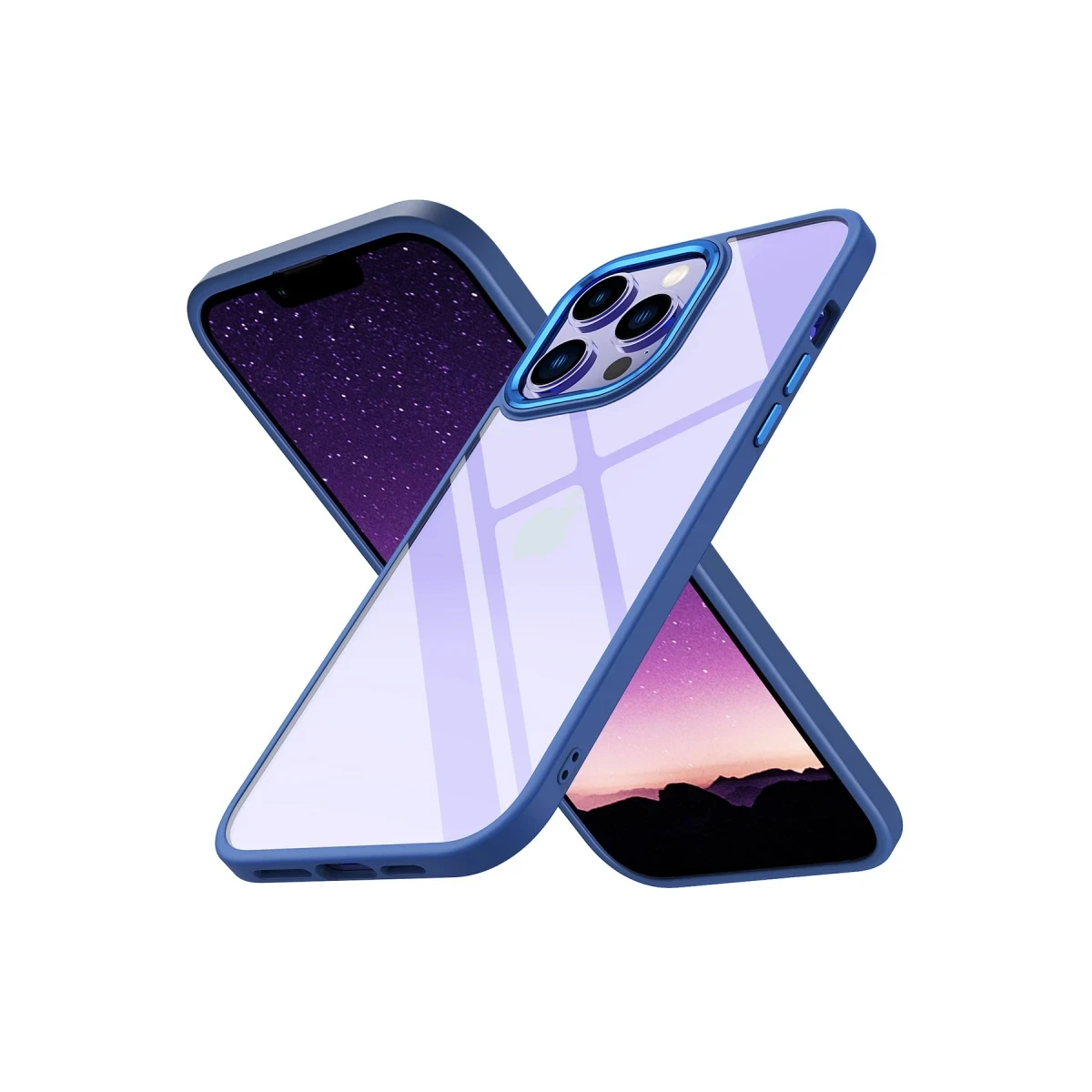 Apple iPhone 14 Pro Max Kılıf Power Silikon - Mavi