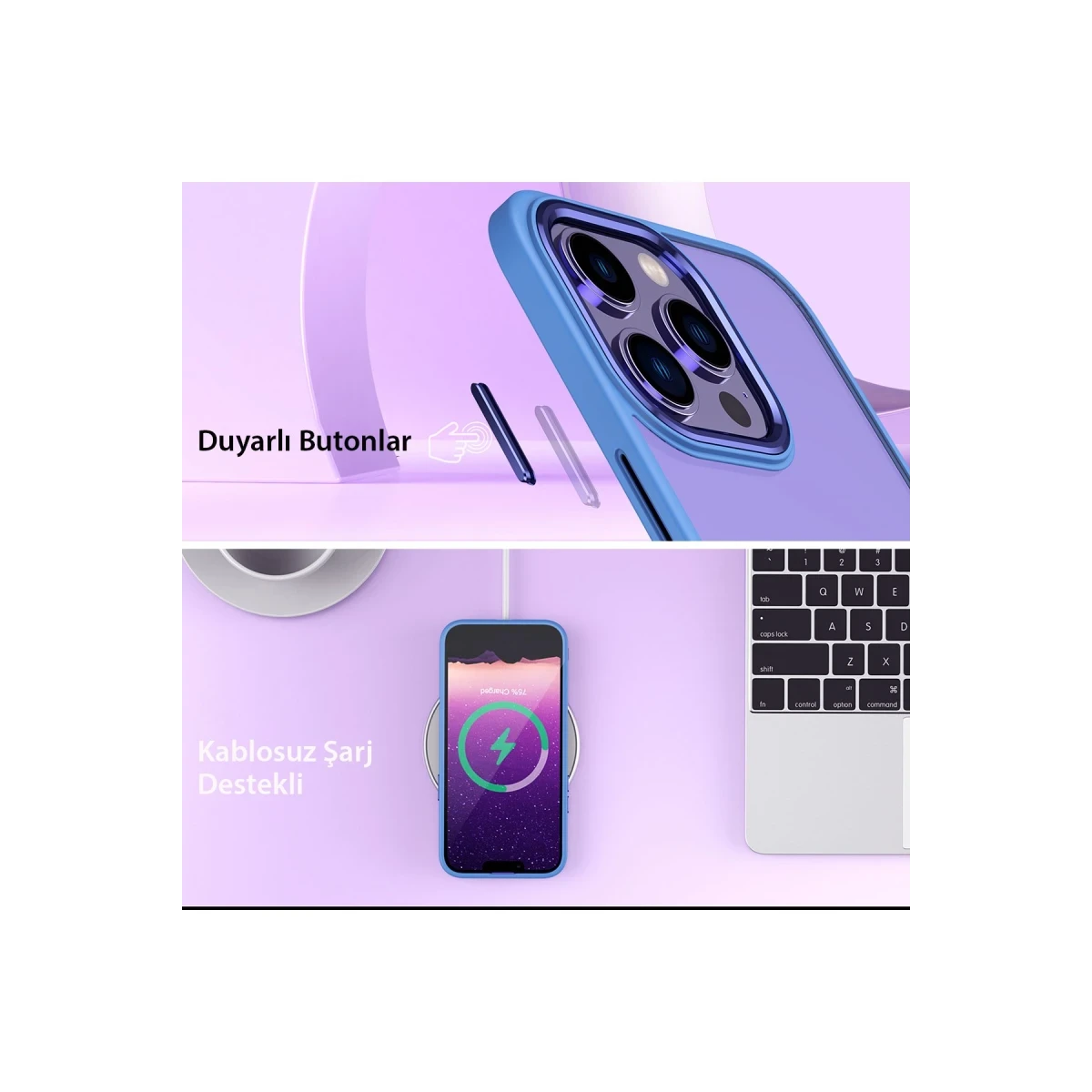 Apple iPhone 14 Pro Max Kılıf Power Silikon - Siyah