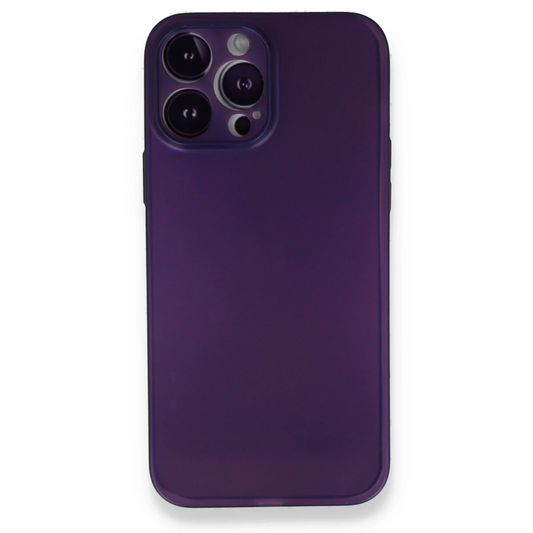Apple iPhone 14 Pro Max Kılıf PP Ultra İnce Kapak - Mor