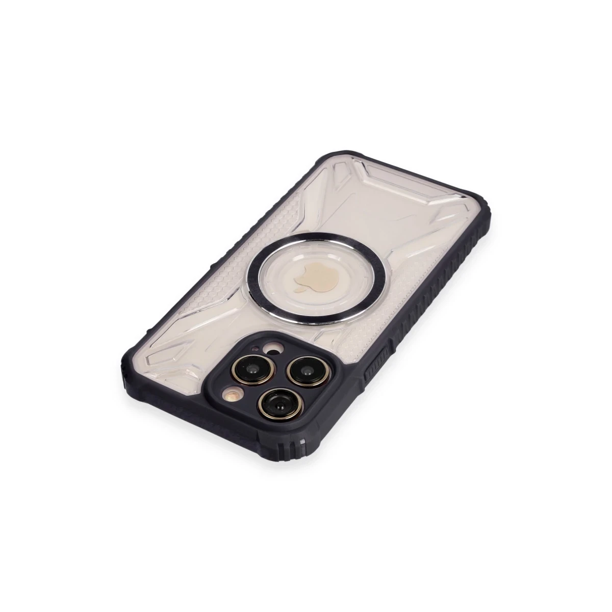 Apple iPhone 14 Pro Max Kılıf Prag Magneticsafe Kapak - Siyah