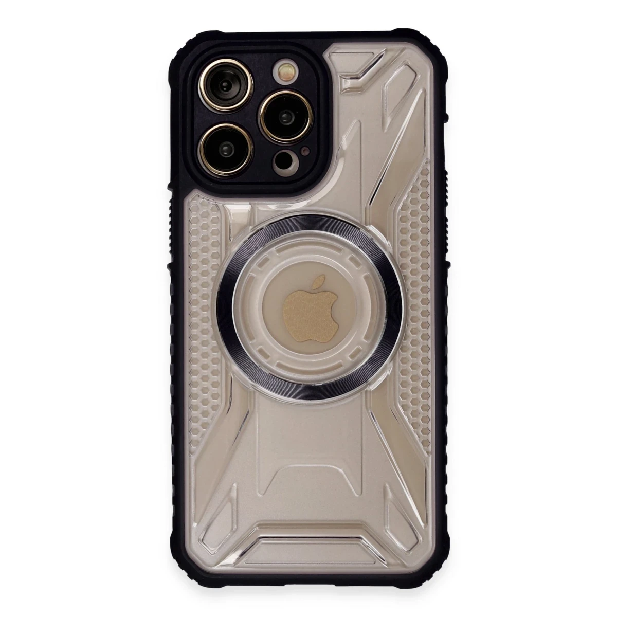 Apple iPhone 14 Pro Max Kılıf Prag Magneticsafe Kapak - Siyah