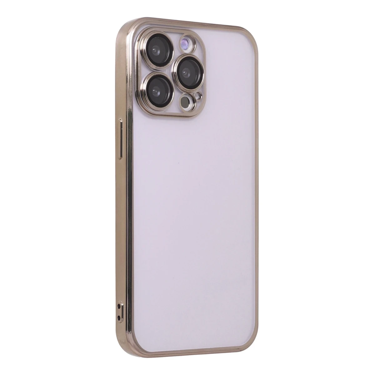 Apple iPhone 14 Pro Max Kılıf Razer Lensli Silikon - Gold