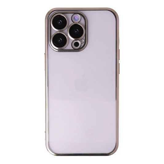Apple iPhone 14 Pro Max Kılıf Razer Lensli Silikon - Gold