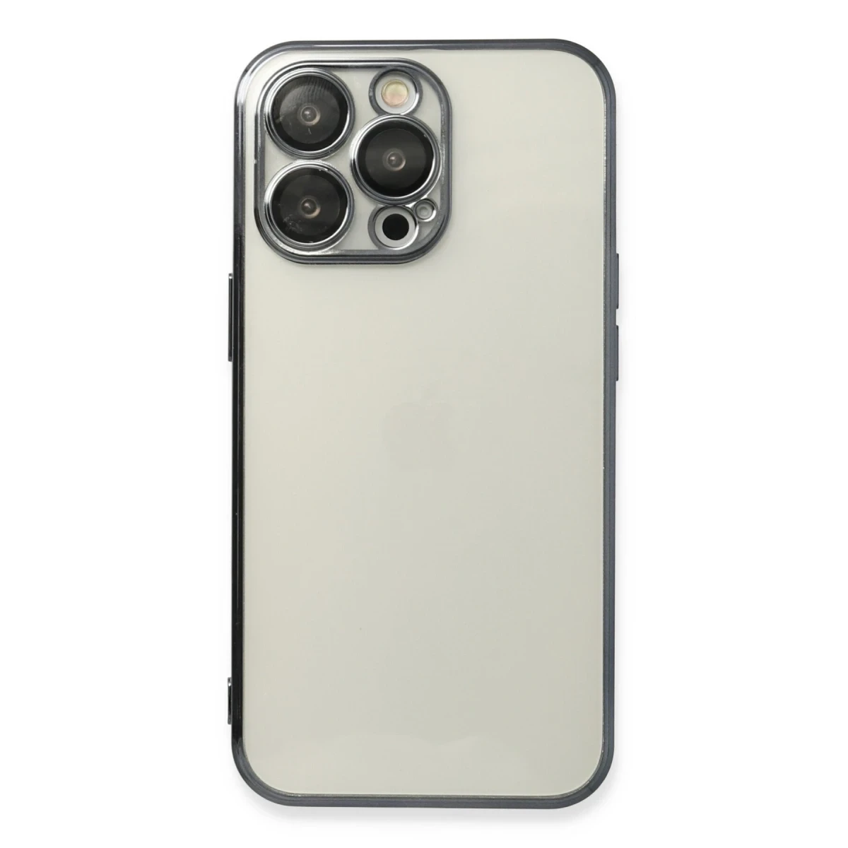 Apple iPhone 14 Pro Max Kılıf Razer Lensli Silikon - Siyah