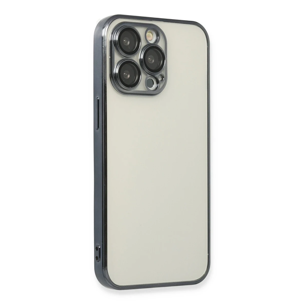 Apple iPhone 14 Pro Max Kılıf Razer Lensli Silikon - Siyah