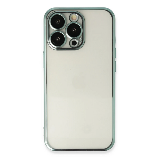 Apple iPhone 14 Pro Max Kılıf Razer Lensli Silikon - Yeşil