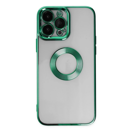 Apple iPhone 14 Pro Max Kılıf Slot Silikon - Köknar Yeşili