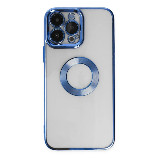 Apple iPhone 14 Pro Max Kılıf Slot Silikon - Mavi