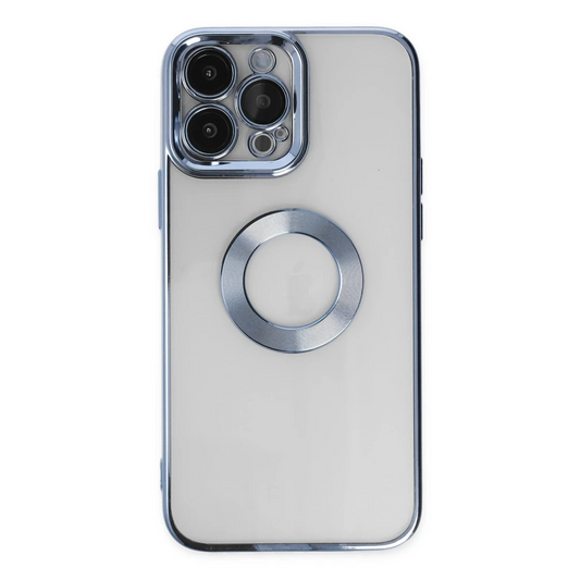 Apple iPhone 14 Pro Max Kılıf Slot Silikon - Sierra Blue