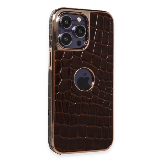 Apple iPhone 14 Pro Max Kılıf Snake Kapak - Bordo