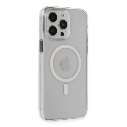 Apple iPhone 14 Pro Max Kılıf Tron Şeffaf Magsafe Kapak - Şeffaf