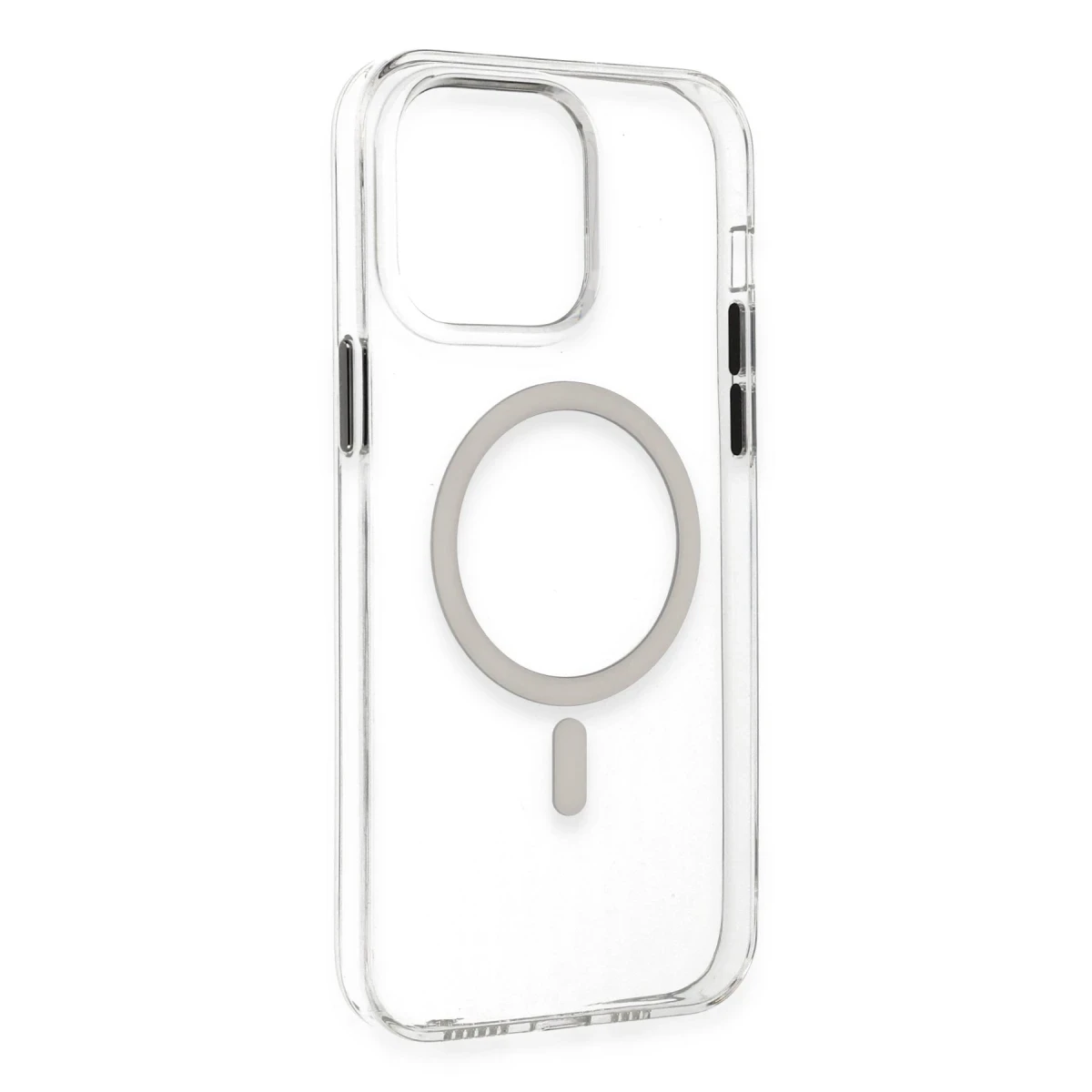 Apple iPhone 14 Pro Max Kılıf Tron Şeffaf Magsafe Kapak - Şeffaf