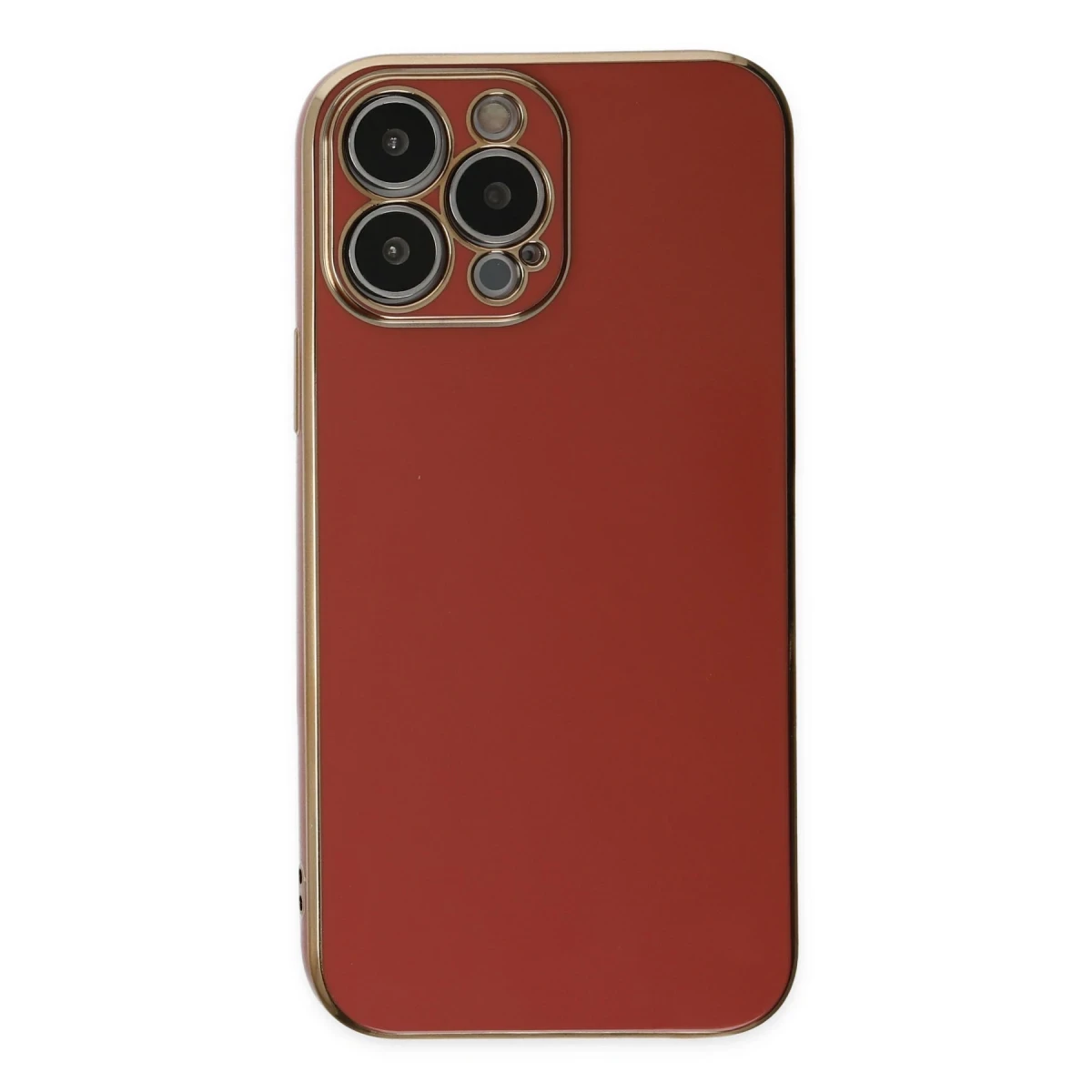 Apple iPhone 14 Pro Max Kılıf Volet Silikon - Kırmızı