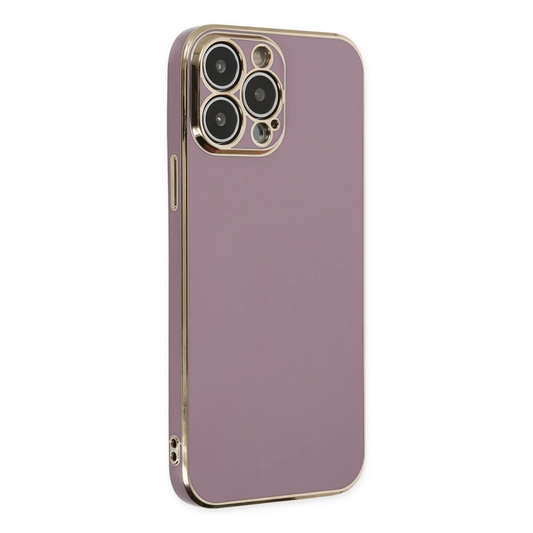Apple iPhone 14 Pro Max Kılıf Volet Silikon - Mor