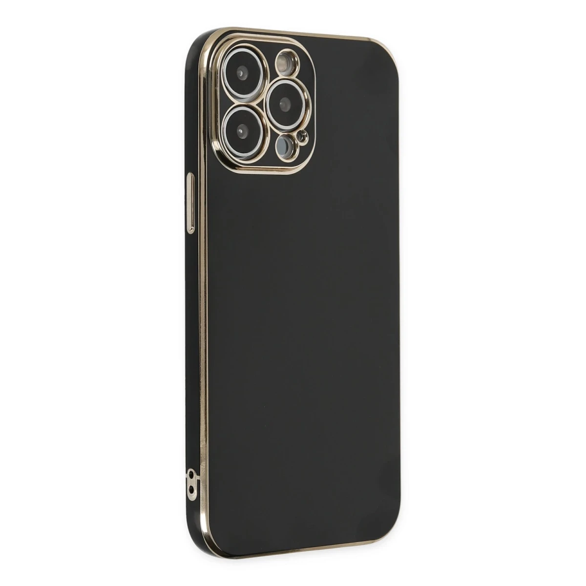 Apple iPhone 14 Pro Max Kılıf Volet Silikon - Siyah