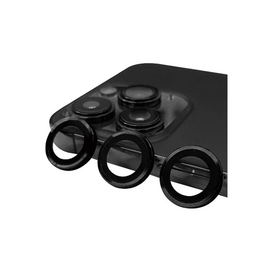 Apple iPhone 14 Pro Max Raze Metal Kamera Lens - Siyah