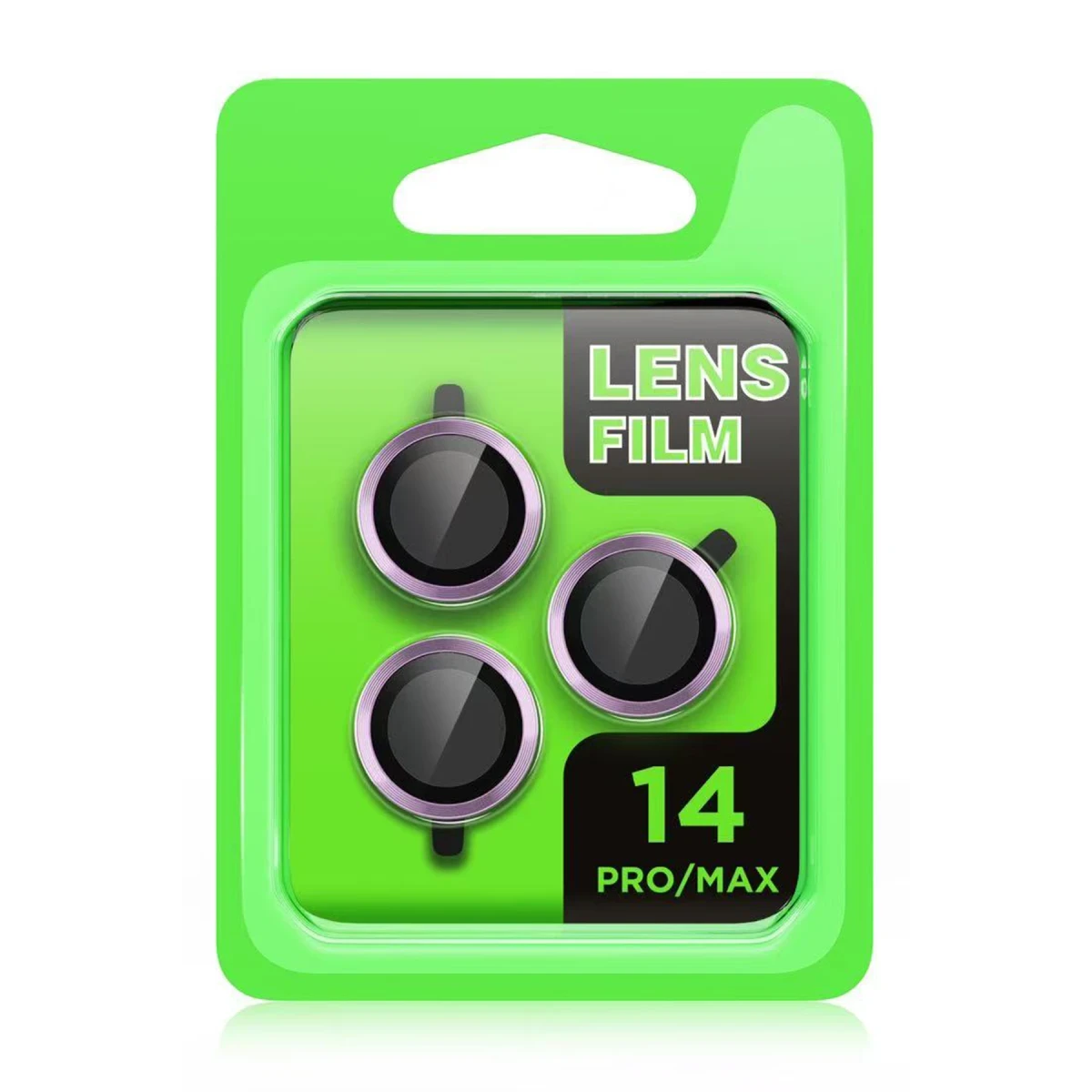 Apple iPhone 14 Pro Max Raze Metal Kamera Lens - Siyah