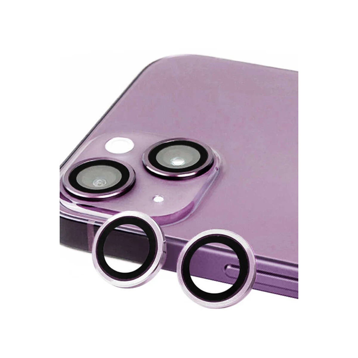 Apple iPhone 14 Raze Metal Kamera Lens - Mor