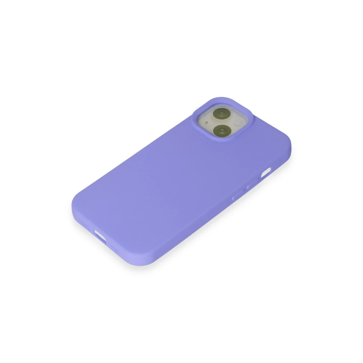 Apple iPhone 15 Kılıf Nano içi Kadife Silikon - Lila