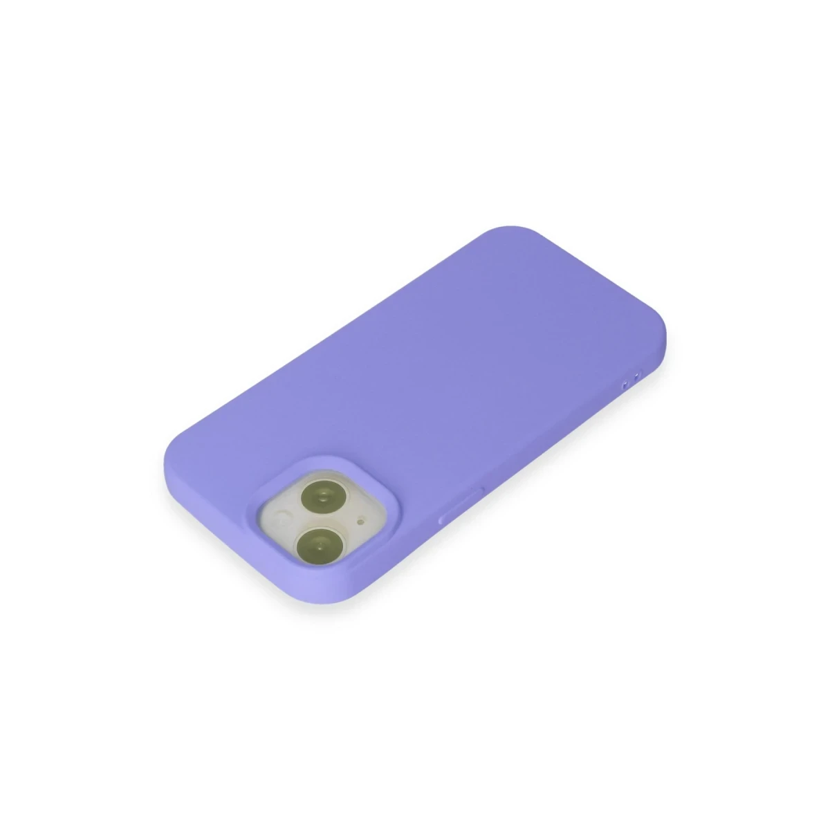 Apple iPhone 15 Kılıf Nano içi Kadife Silikon - Lila