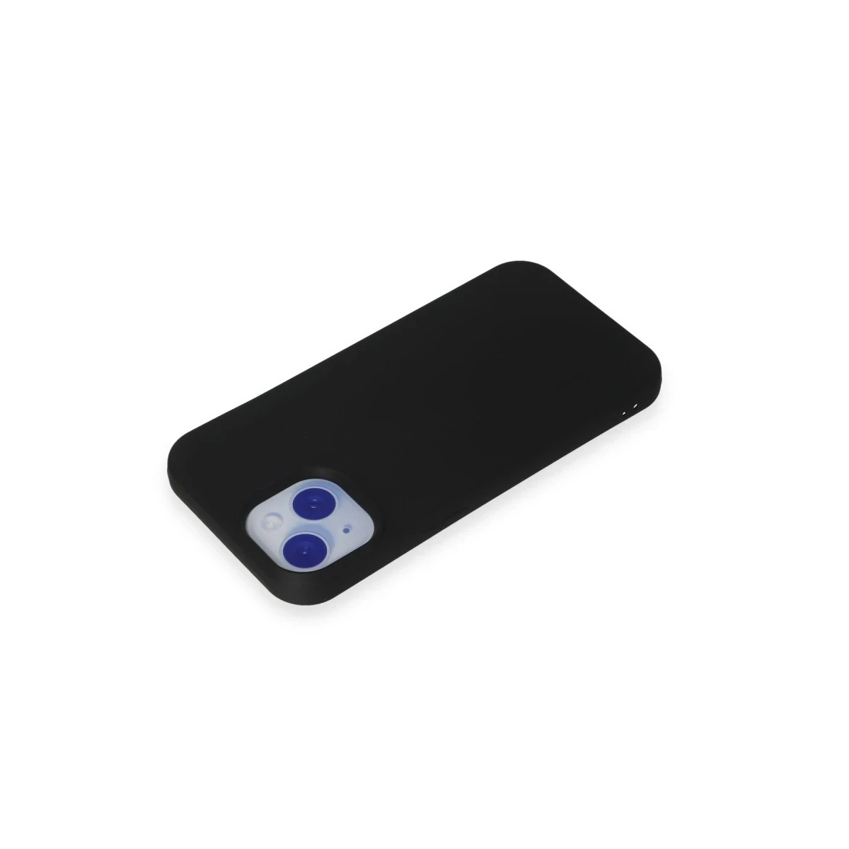 Apple iPhone 15 Kılıf Nano içi Kadife Silikon - Siyah