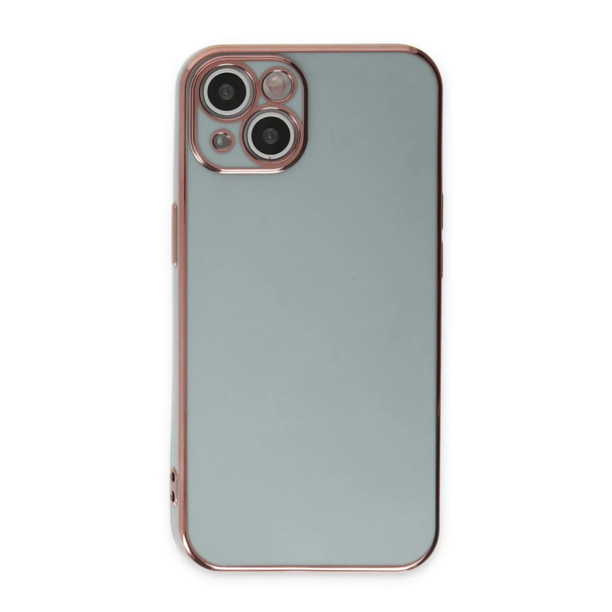Apple iPhone 15 Kılıf Volet Silikon - Açık Yeşil