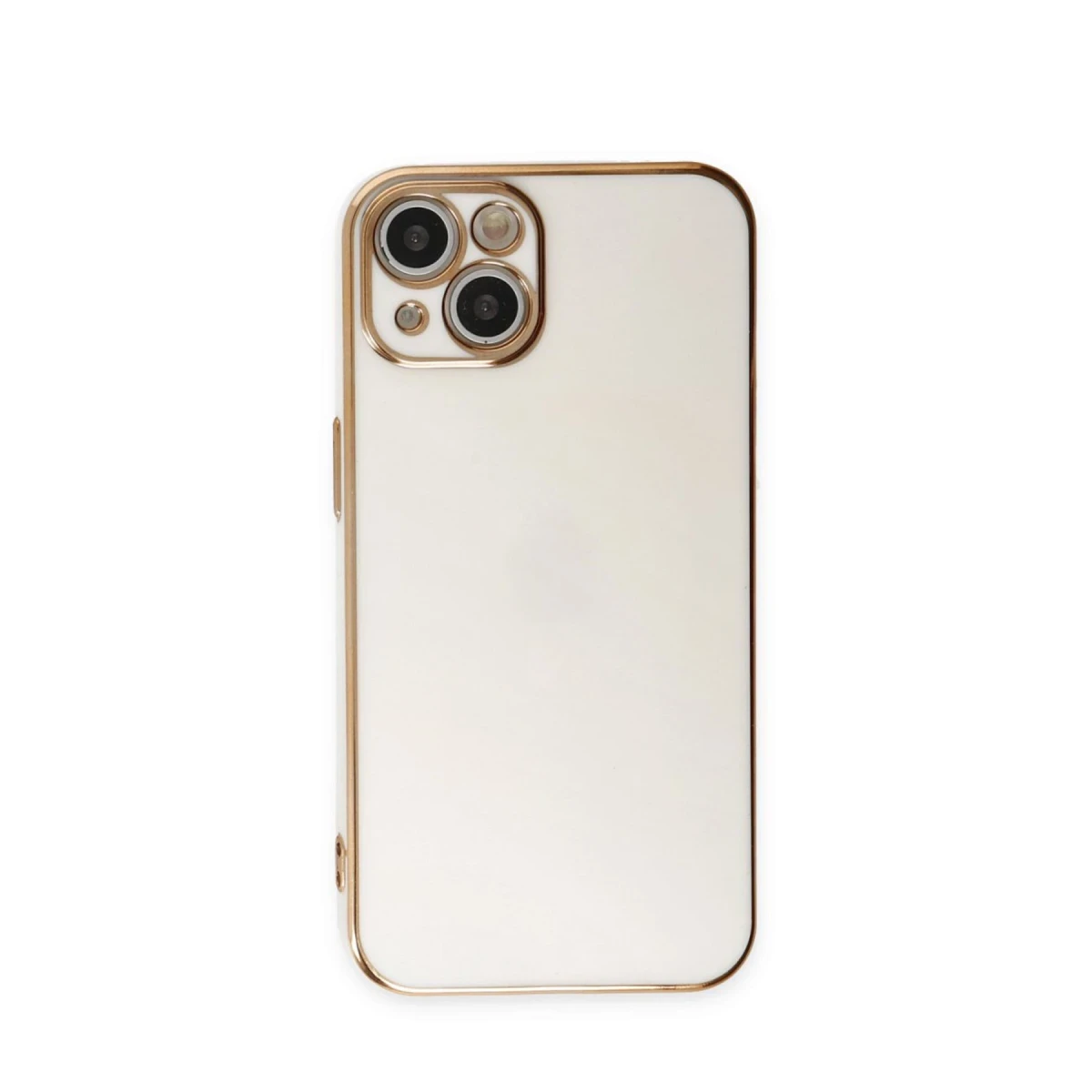 Apple iPhone 15 Kılıf Volet Silikon - Beyaz