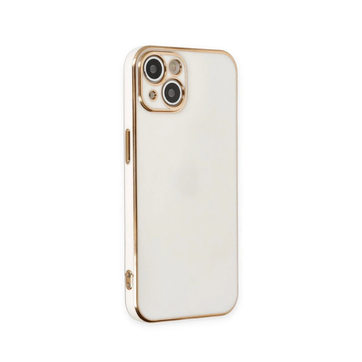 Apple iPhone 15 Kılıf Volet Silikon - Beyaz