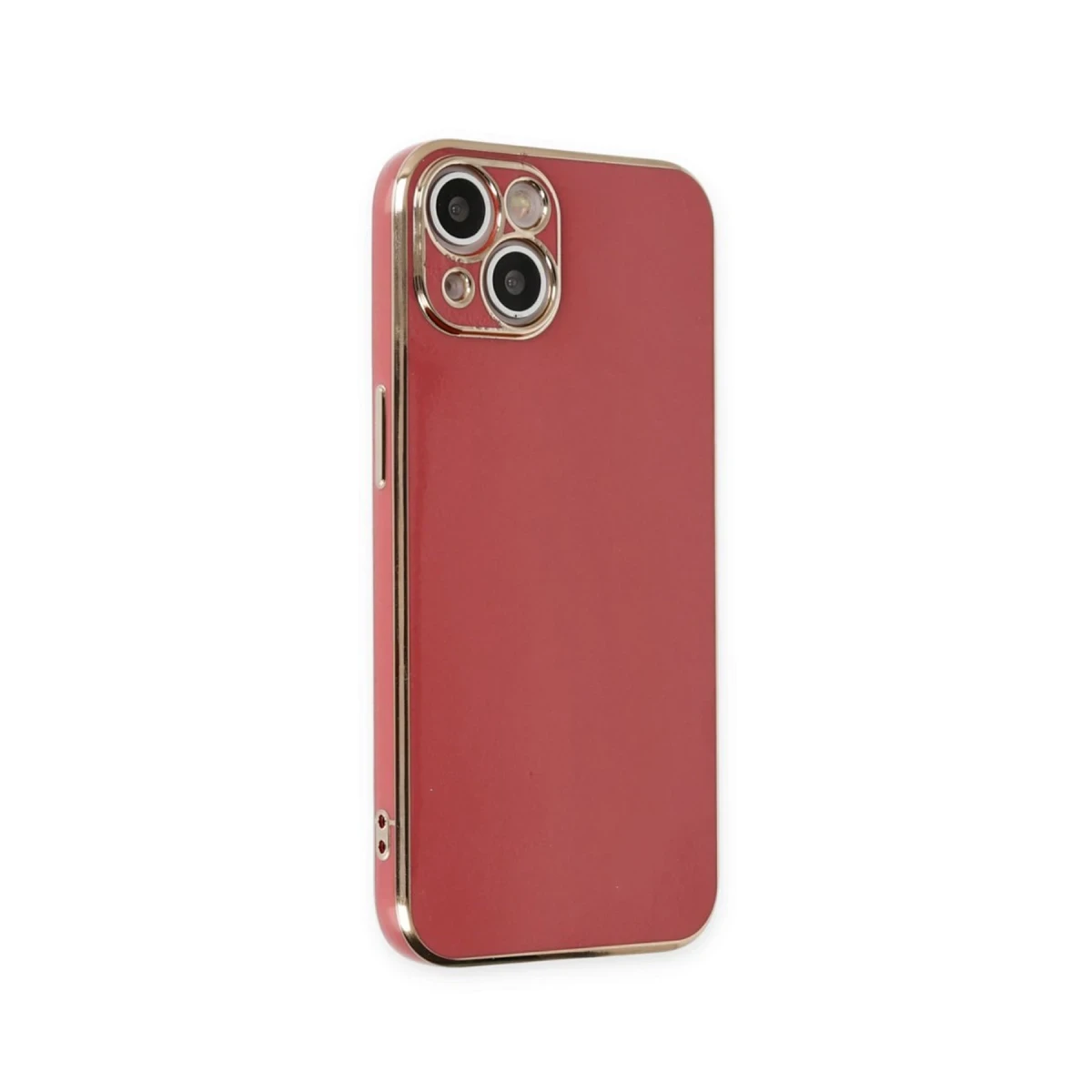 Apple iPhone 15 Kılıf Volet Silikon - Kırmızı
