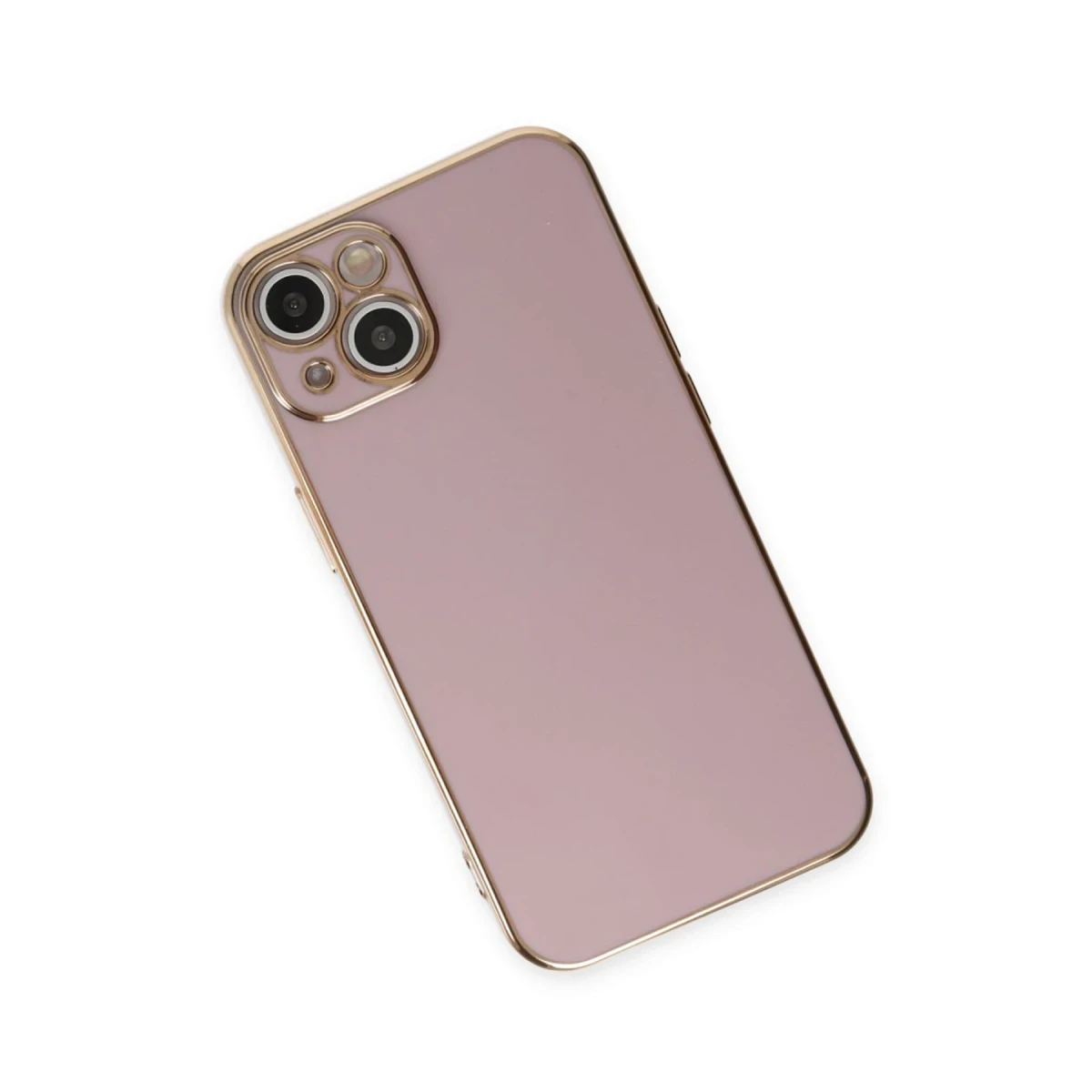 Apple iPhone 15 Kılıf Volet Silikon - Mor