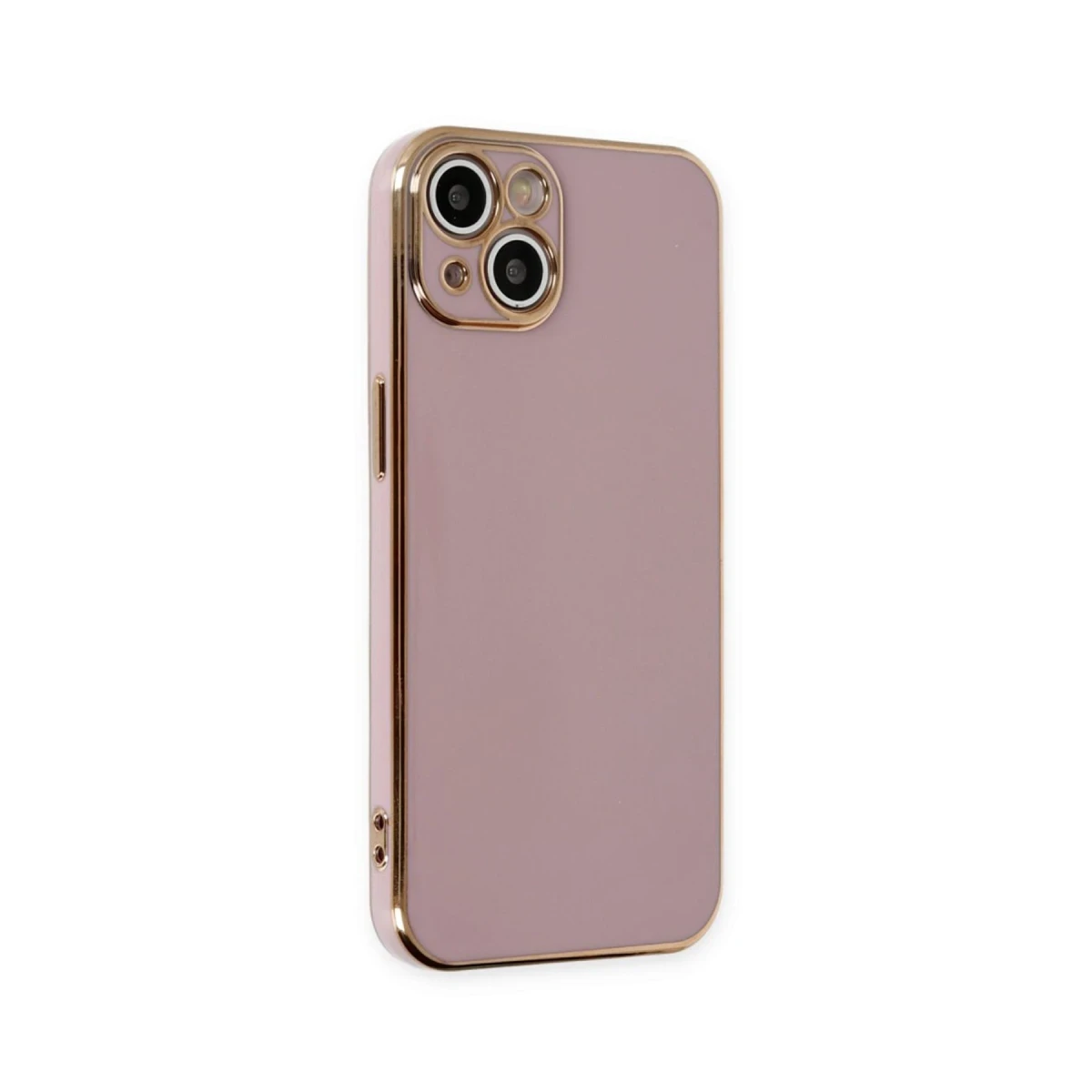 Apple iPhone 15 Kılıf Volet Silikon - Mor