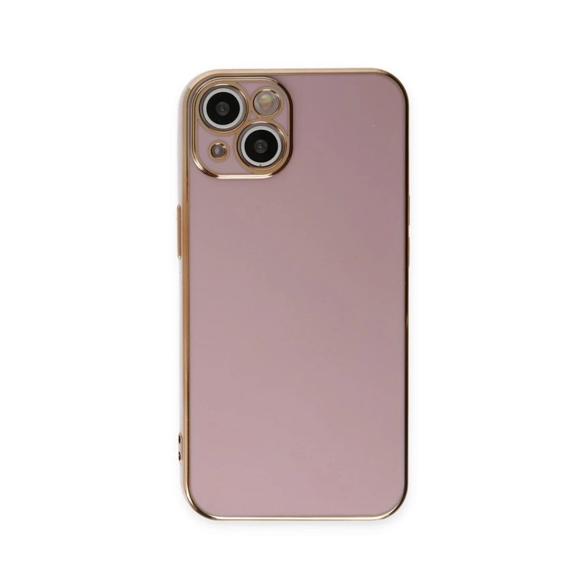 Apple iPhone 15 Kılıf Volet Silikon - Mor