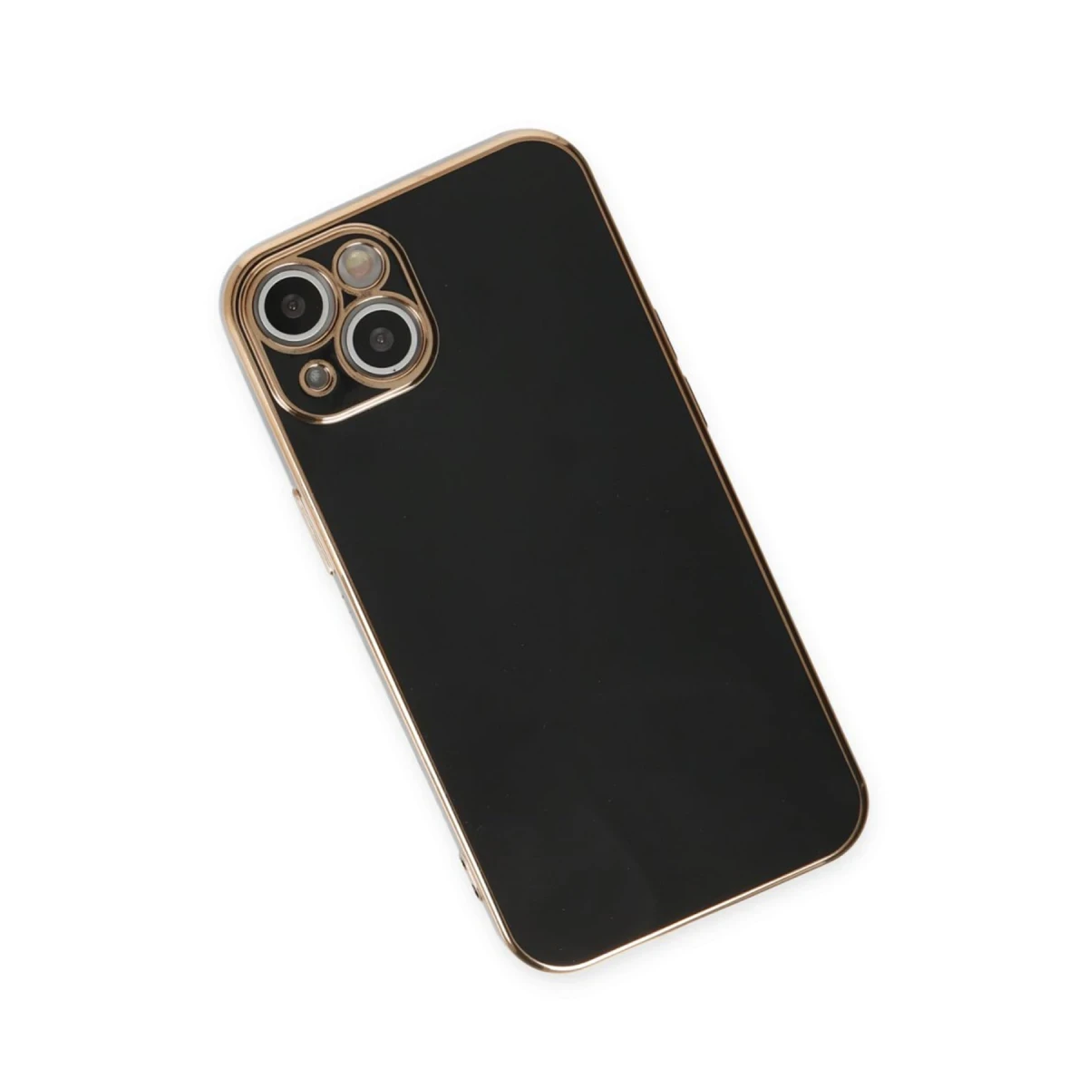 Apple iPhone 15 Kılıf Volet Silikon - Siyah