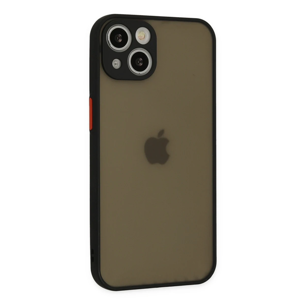 Apple iPhone 15 Plus Kılıf Montreal Silikon Kapak - Siyah