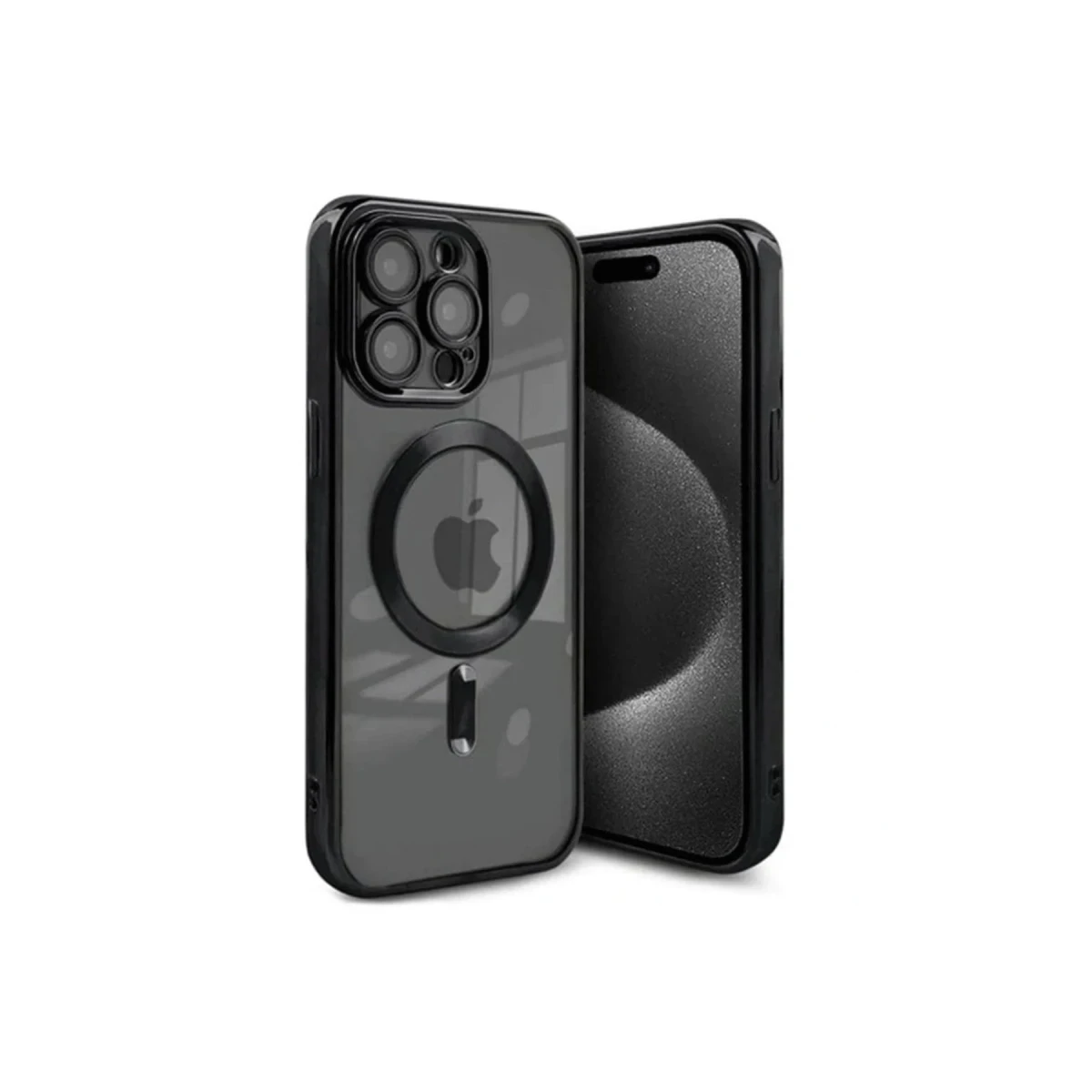 Apple iPhone 15 Pro Kılıf Kross Magneticsafe Kapak - Siyah