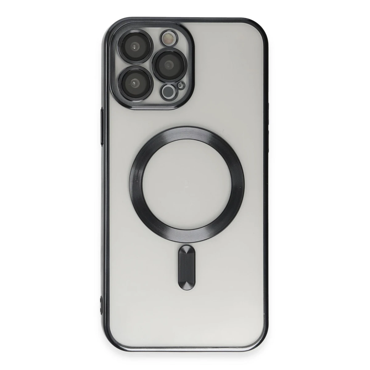 Apple iPhone 15 Pro Kılıf Kross Magneticsafe Kapak - Siyah