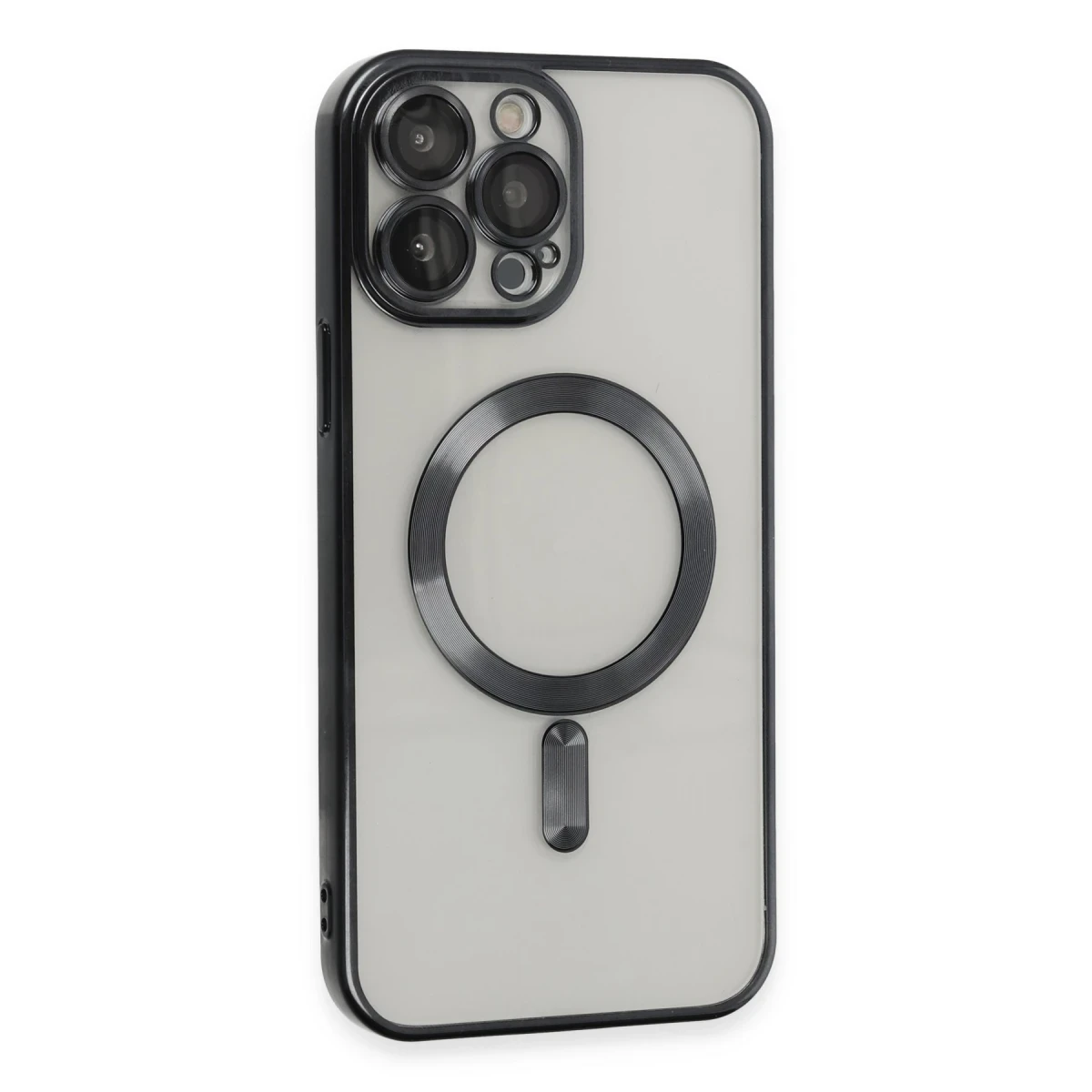 Apple iPhone 15 Pro Kılıf Kross Magneticsafe Kapak - Siyah