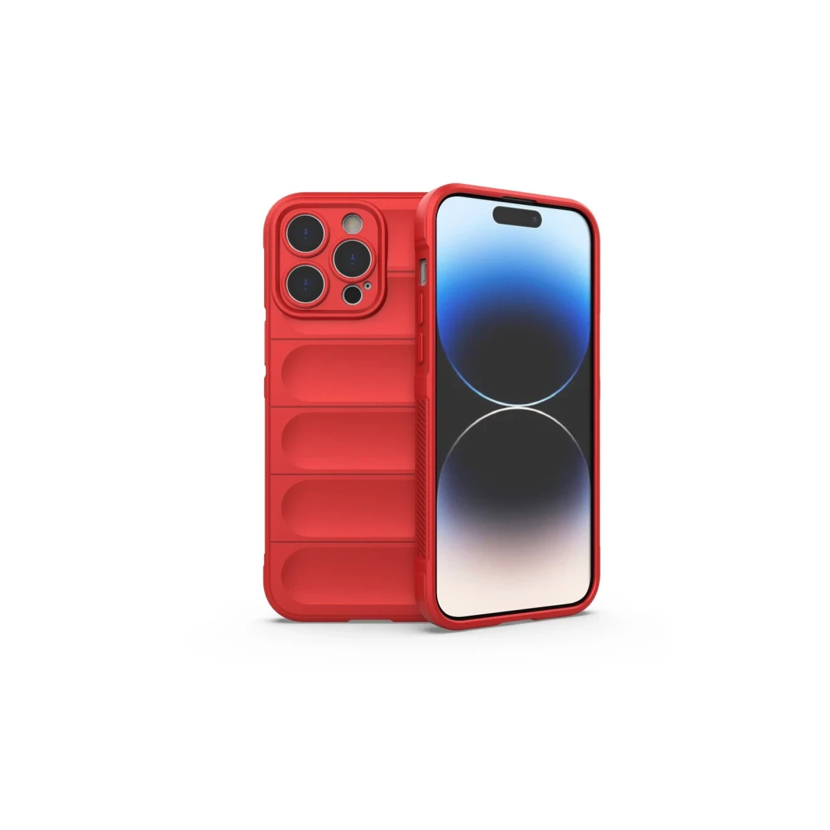 Apple iPhone 15 Pro Kılıf Optimum Silikon - Kırmızı