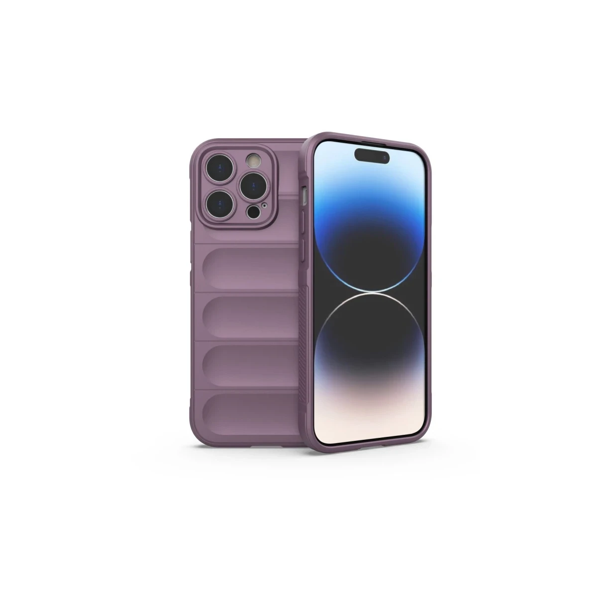 Apple iPhone 15 Pro Kılıf Optimum Silikon - Mor