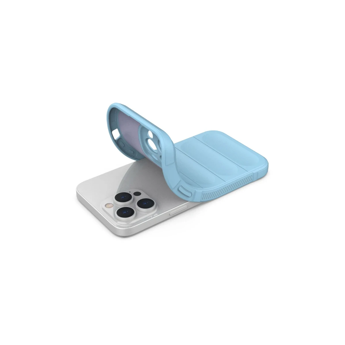 Apple iPhone 15 Pro Kılıf Optimum Silikon - Sky Blue
