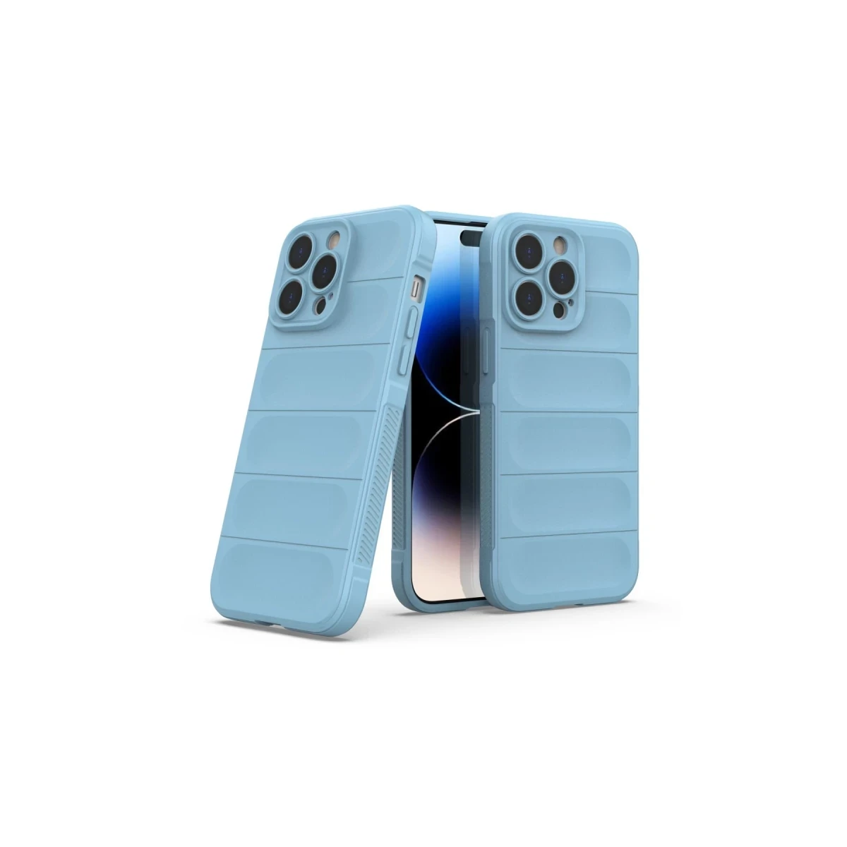 Apple iPhone 15 Pro Kılıf Optimum Silikon - Sky Blue