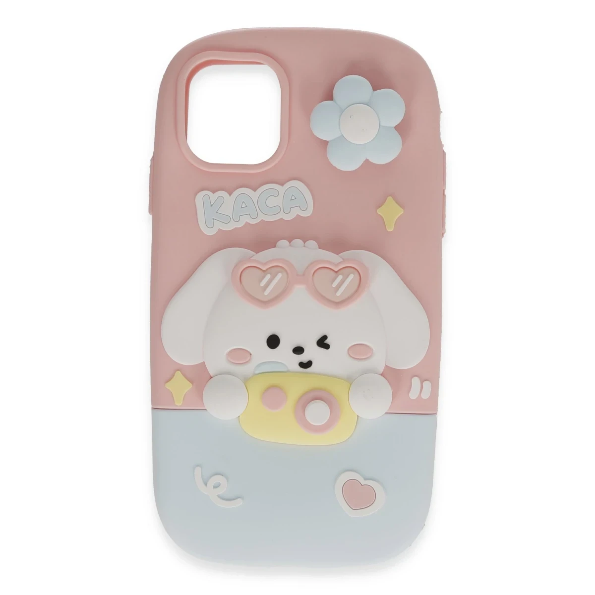 Apple iPhone 15 Pro Kılıf Poky Karakter Silikon Kapak - Desen 13