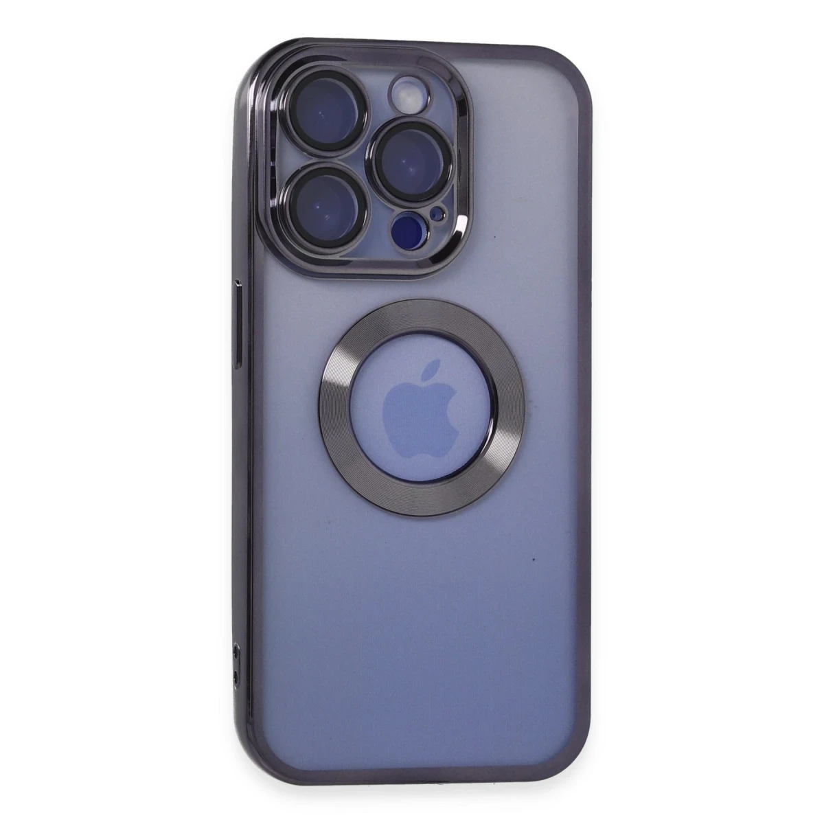 Apple iPhone 15 Pro Kılıf Slot Silikon - Mor