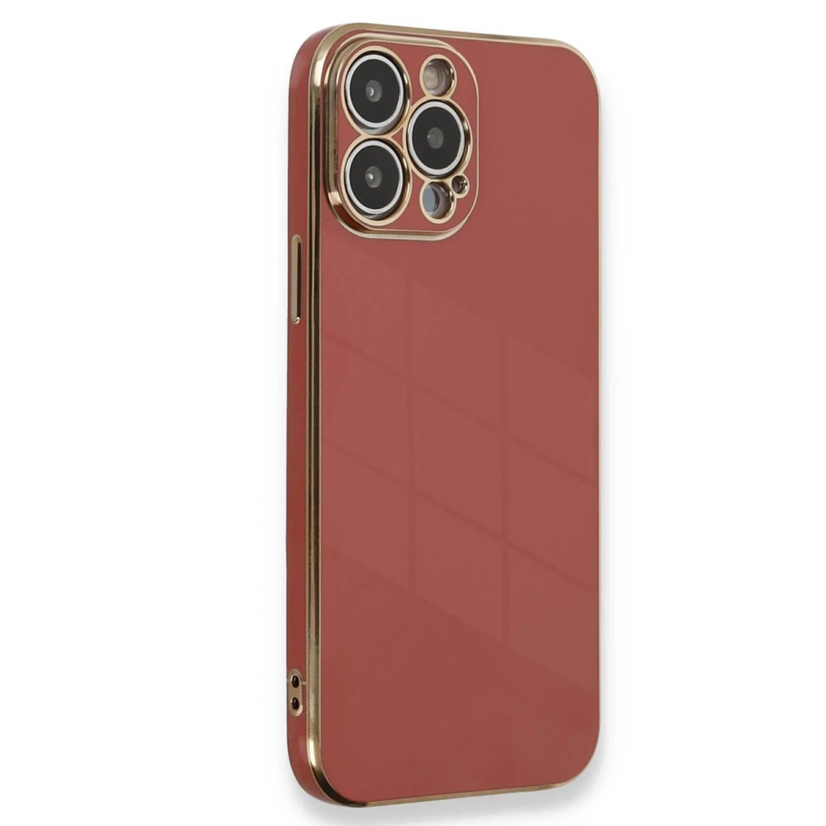 Apple iPhone 15 Pro Kılıf Volet Silikon - Kırmızı