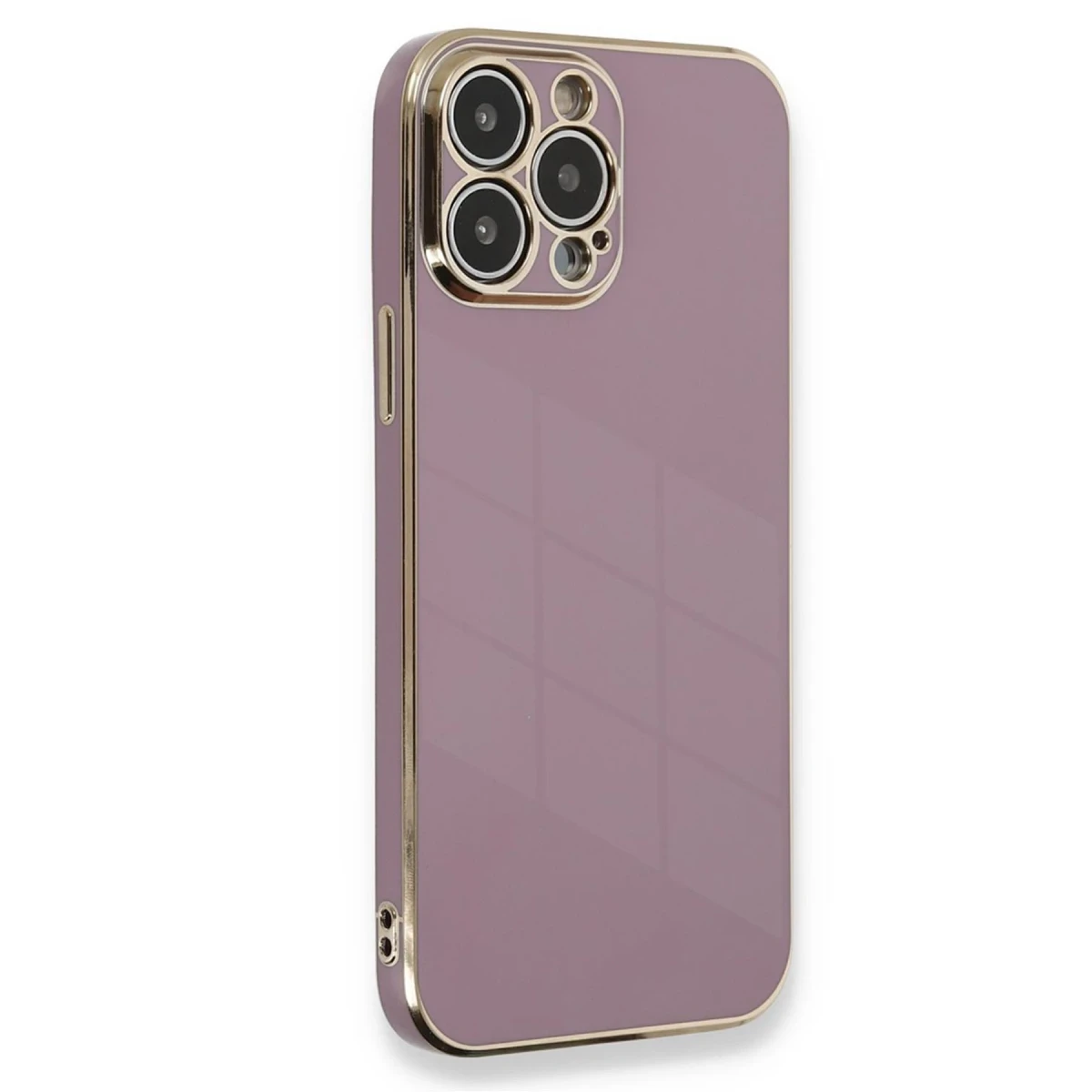 Apple iPhone 15 Pro Kılıf Volet Silikon - Mor