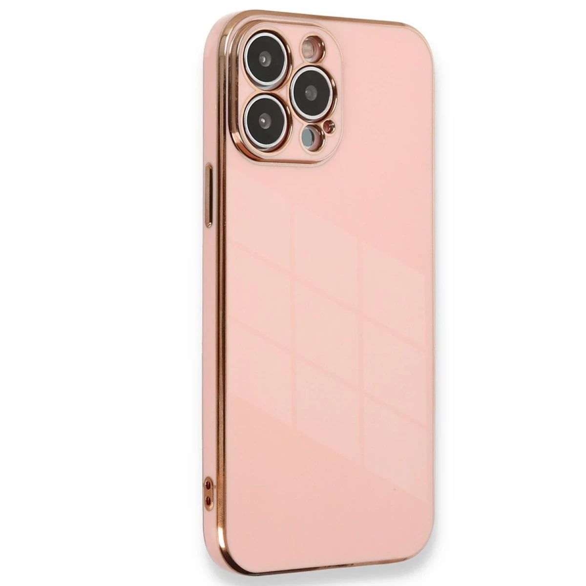 Apple iPhone 15 Pro Kılıf Volet Silikon - Pembe