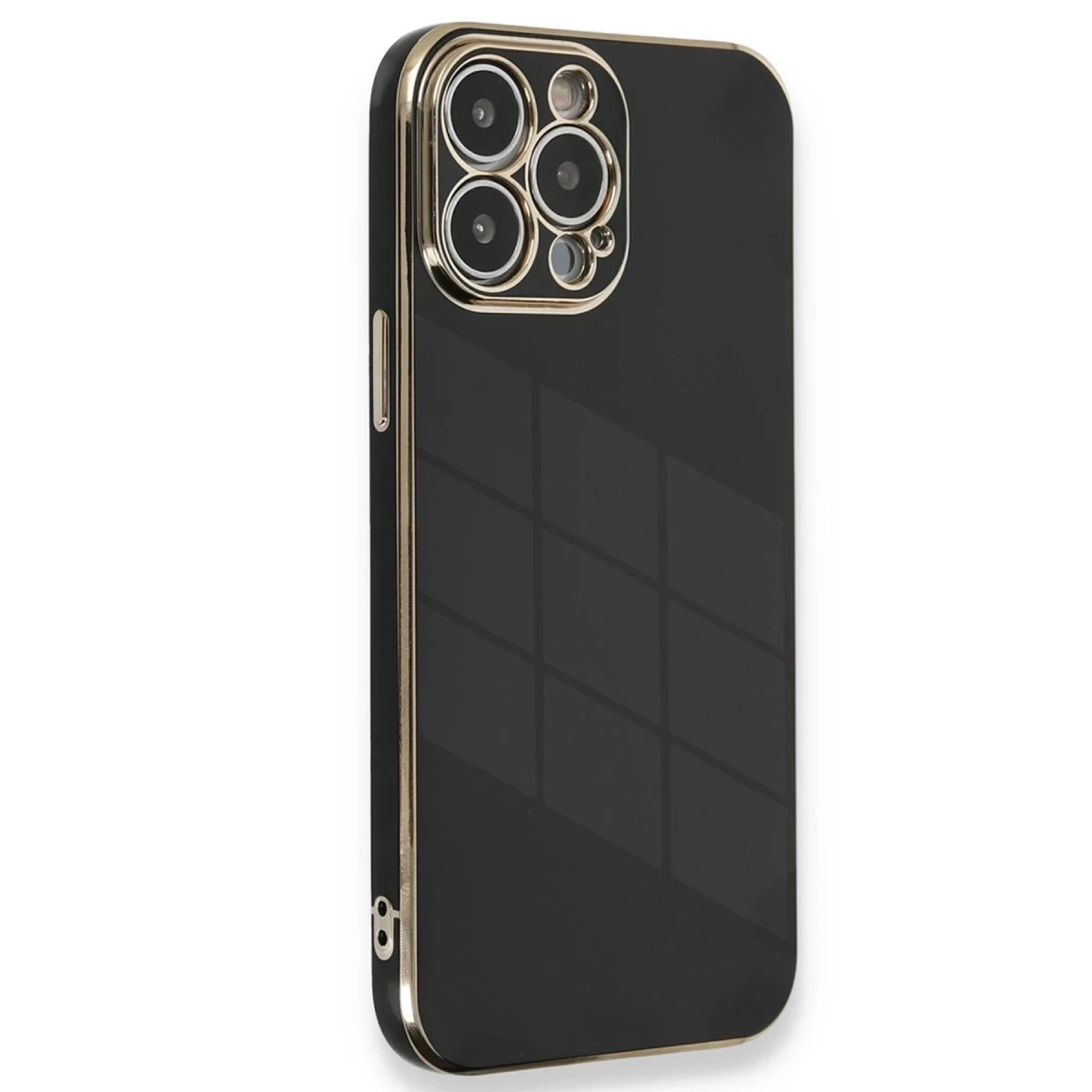 Apple iPhone 15 Pro Kılıf Volet Silikon - Siyah