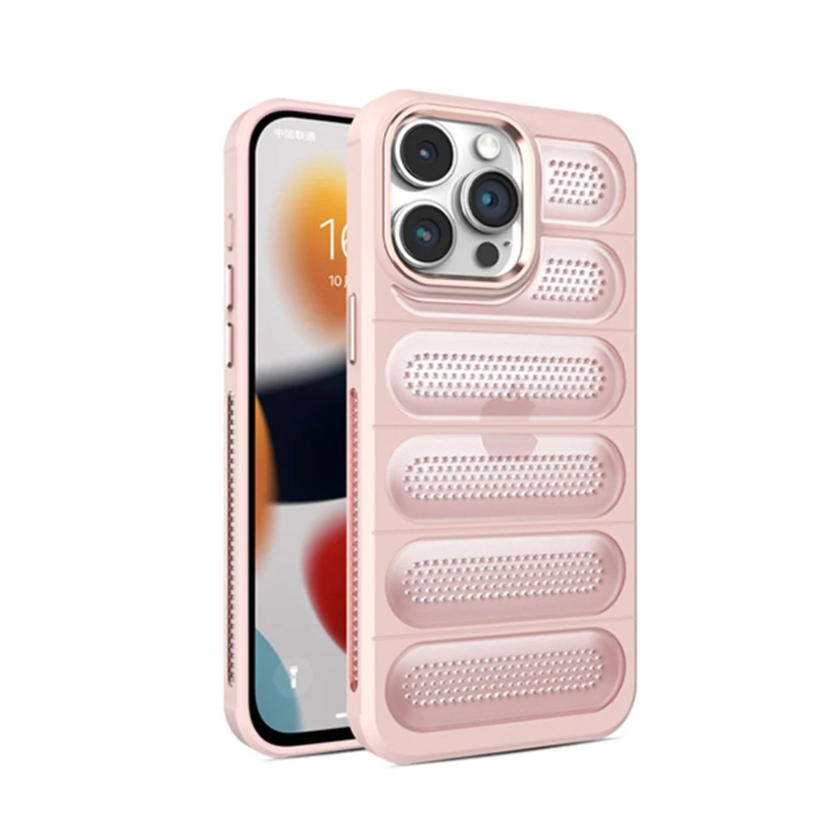 Apple iPhone 15 Pro Max Kılıf Airmax Silikon Kapak - Pembe